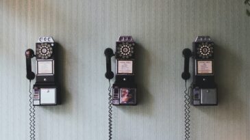 three old phones