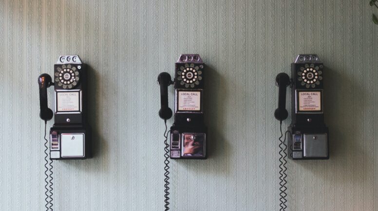 three old phones