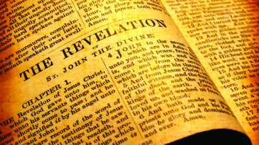 Close up of a antique Holy Bible