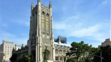 Brown Memorial Tower at Union Theological Seminary in New York.