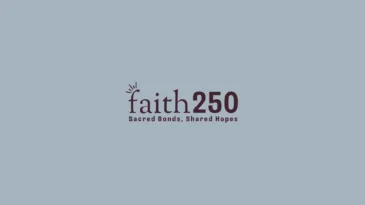 Image with the faith250 logo