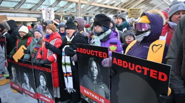 The Rev. Rebecca Voelkel speaks to clergy at Westminster Presbyterian Church,