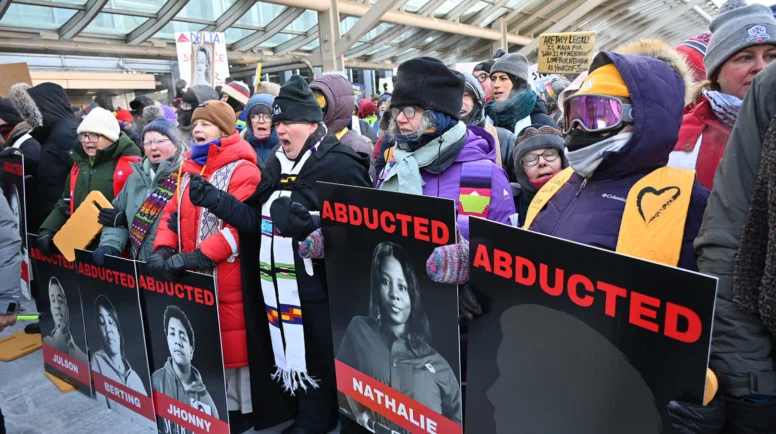The Rev. Rebecca Voelkel speaks to clergy at Westminster Presbyterian Church,