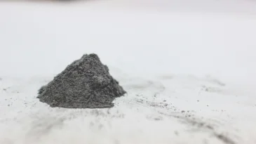 a pile of ashes