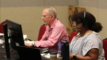 The General Assembly Procedures Committee meets online during the 226th General Assembly in 2024.