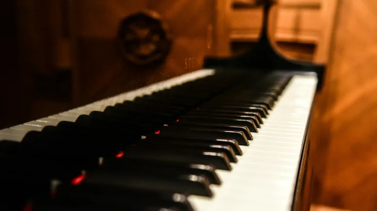 A photo of a piano
