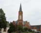 A brick steeple