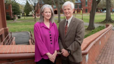 Professor Frances Taylor Gench and Professor John T. Carroll