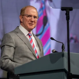 Tom Taylor is confirmed as president of the Presbyterian Foundation, marking 16 years in the role.