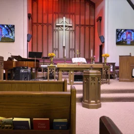 Inside the Sanctuary at Apostle Presbyterian Church