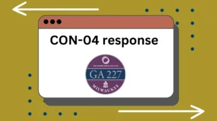 "CON-04 response" with the Presbyterian Outlook GA227 logo