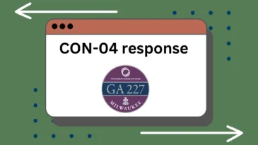 "CON-04 response" with the Presbyterian Outlook GA227 logo