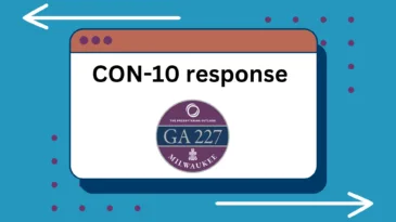"CON-10 response" with the Presbyterian Outlook GA227 logo