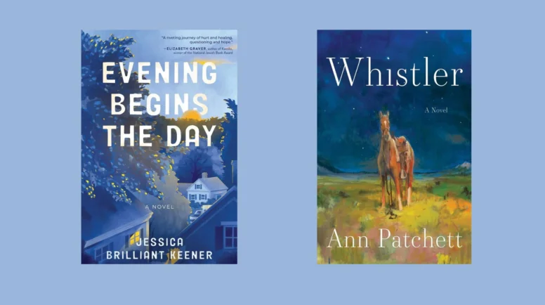 Book covers for Evening Begins the Day and Whistler
