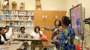 Rev. Dr. Lakisha Lockhart leads a workshop