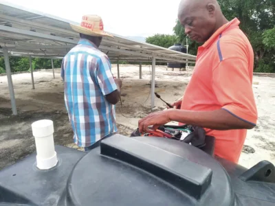 Skilled tradespeople trained others in new skills – including constructing earthquake-resistantbuildings – while they worked at COHH. In turn, the workers use those skills to secure future employment.