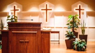 Church pulpit