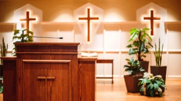 Church pulpit