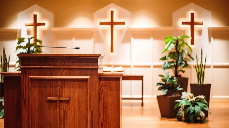Church pulpit