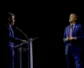 James Talarico and Ken Paxton, Democratic and Republican nominees for U.S. Senate, at their respective state conventions in June.